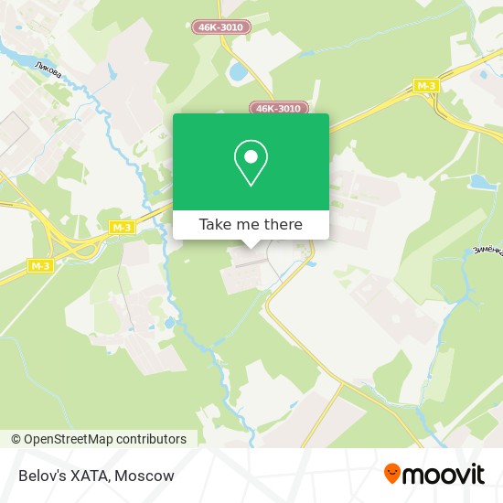 Belov's XATA map