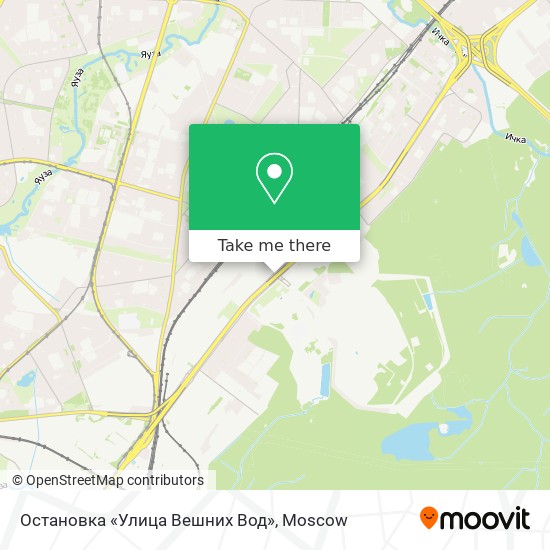 Остановка «Улица Вешних Вод» map