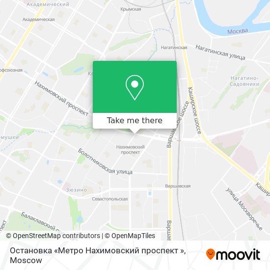 Остановка «Метро  Нахимовский проспект » map