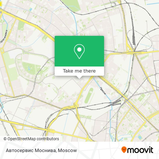 Автосервис  Моснива map