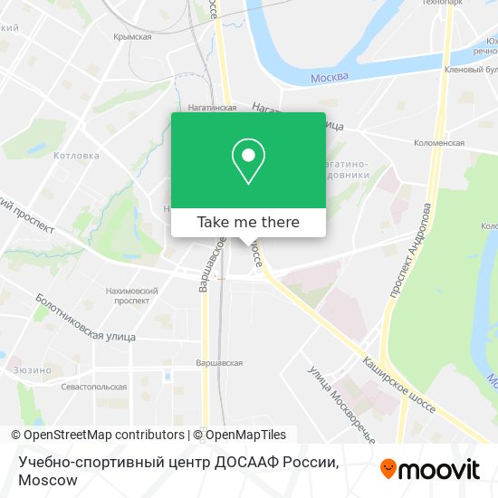 Учебно-спортивный центр ДОСААФ России map