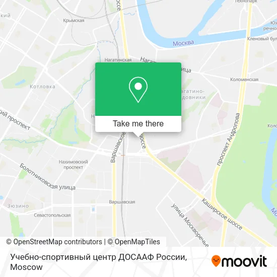Учебно-спортивный центр ДОСААФ России map