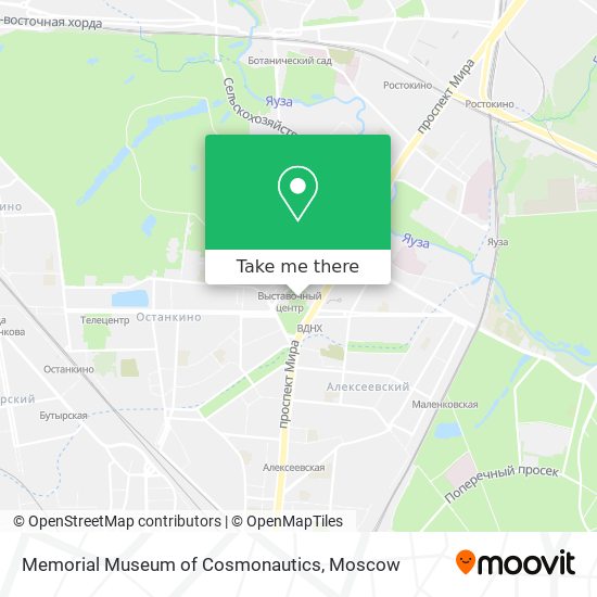 Memorial Museum of Cosmonautics map