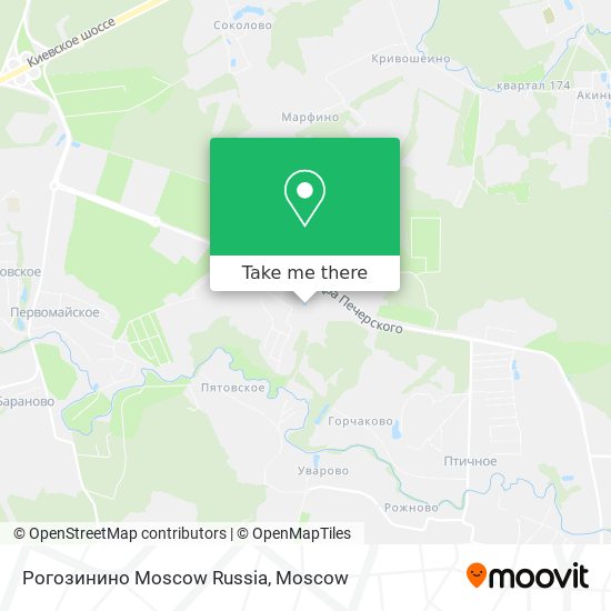 Рогозинино Moscow Russia map