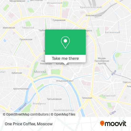 One Price Coffee map