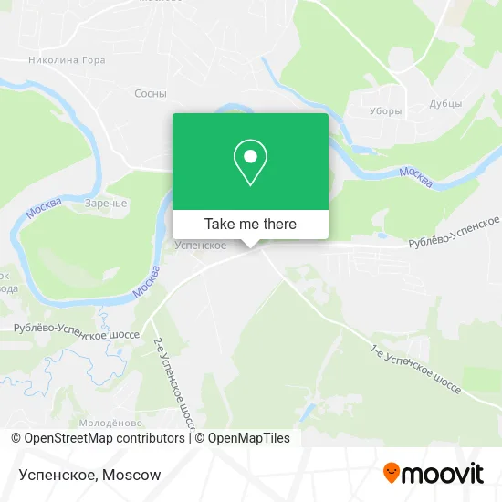 Успенское map