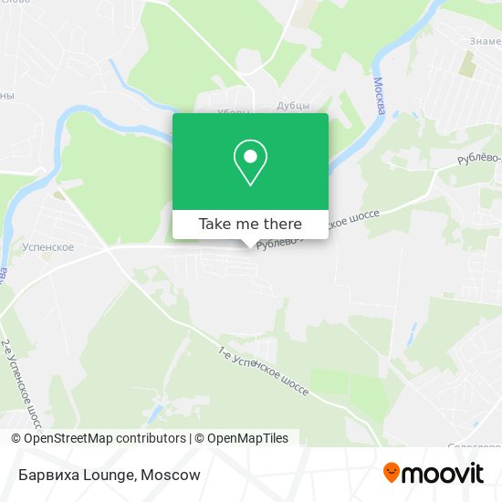 Барвиха Lounge map