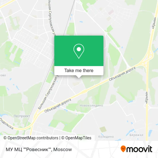 МУ МЦ ""Ровесник"" map