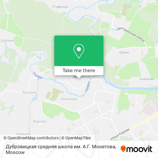 Дубровицкая средняя школа им. А.Г. Монетова map