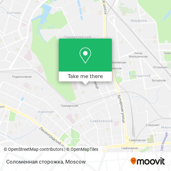 Соломенная сторожка map