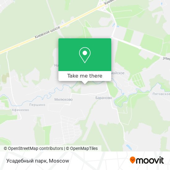 Усадебный парк map