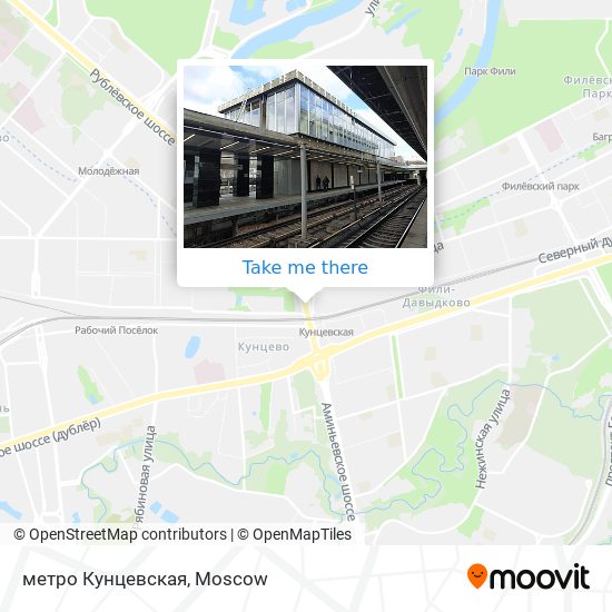 метро Кунцевская map