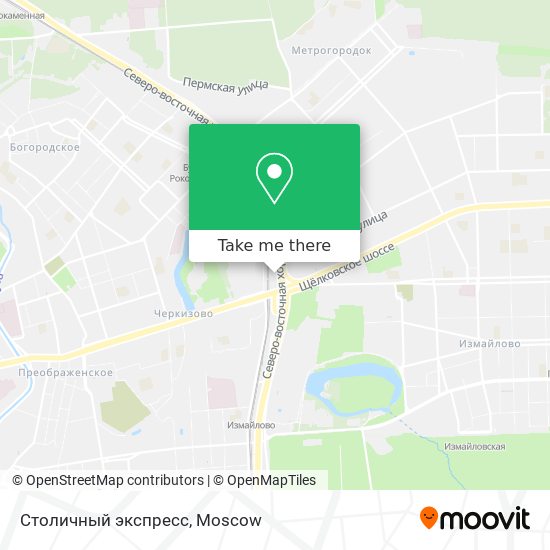 Столичный экспресс map