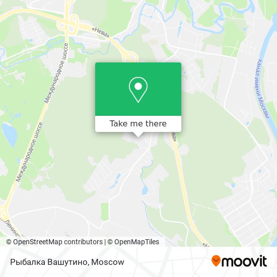Рыбалка Вашутино map