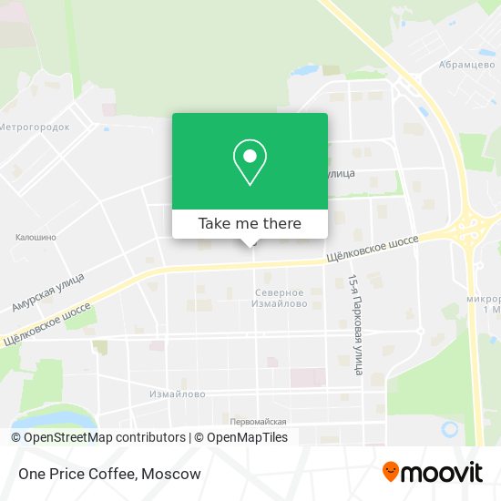 One Price Coffee map