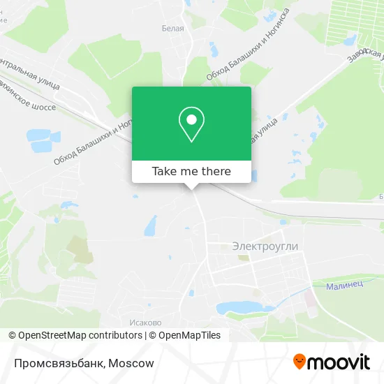 Промсвязьбанк map