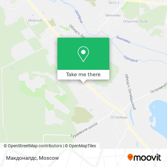 Макдоналдс map