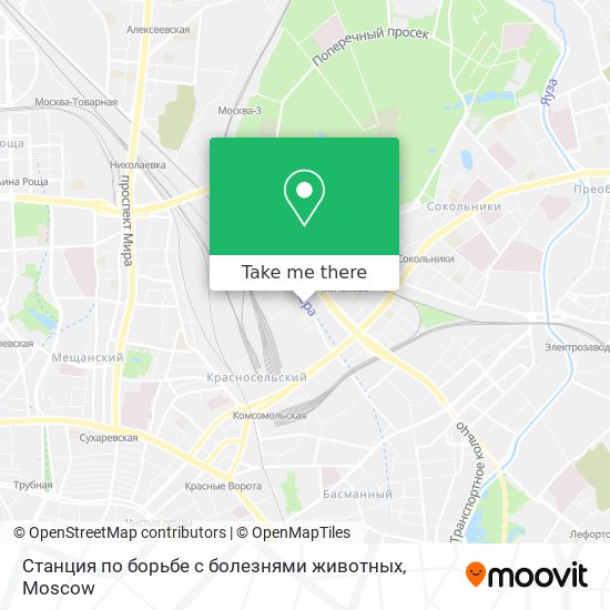 Станция по борьбе с болезнями животных map