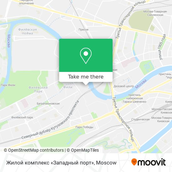 Жилой комплекс «Западный порт» map