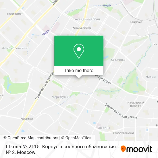 Школа № 2115. Корпус школьного образования № 2 map