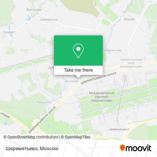 Шереметьево map