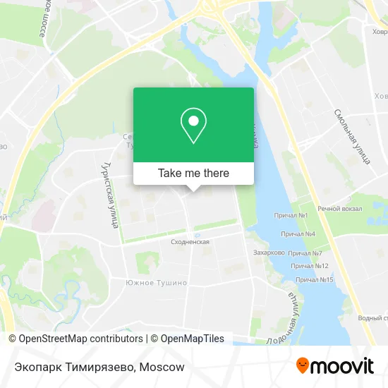 Экопарк Тимирязево map