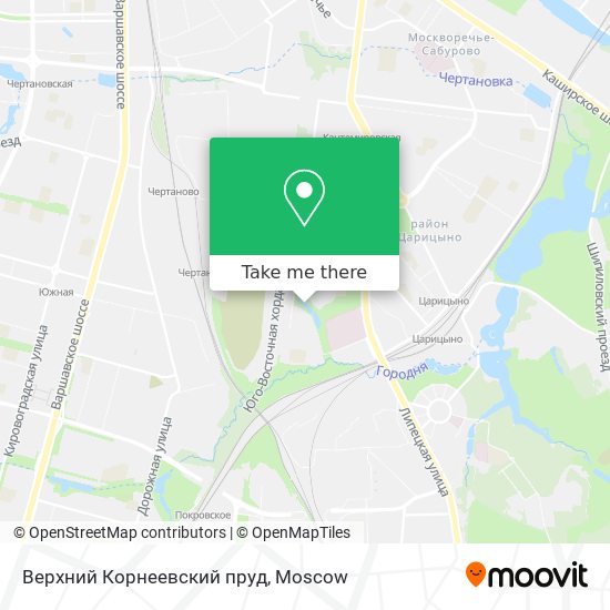 Верхний Корнеевский пруд map