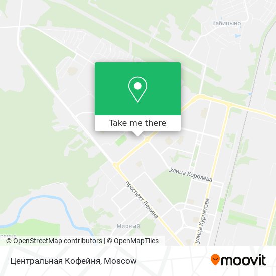 Центральная Кофейня map