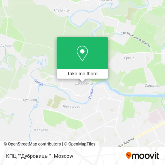 КПЦ ""Дубровицы"" map