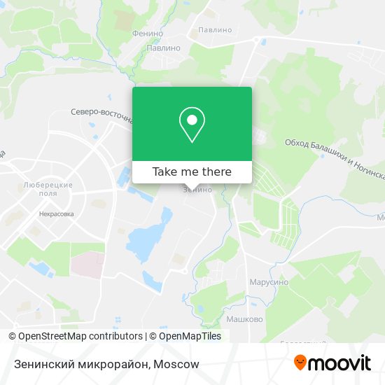Зенинский микрорайон map