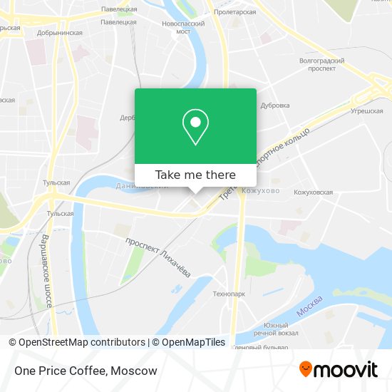 One Price Coffee map