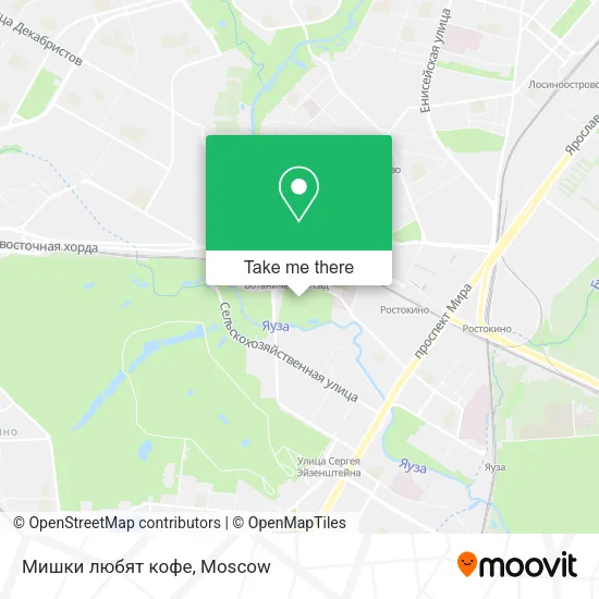 Мишки любят кофе map