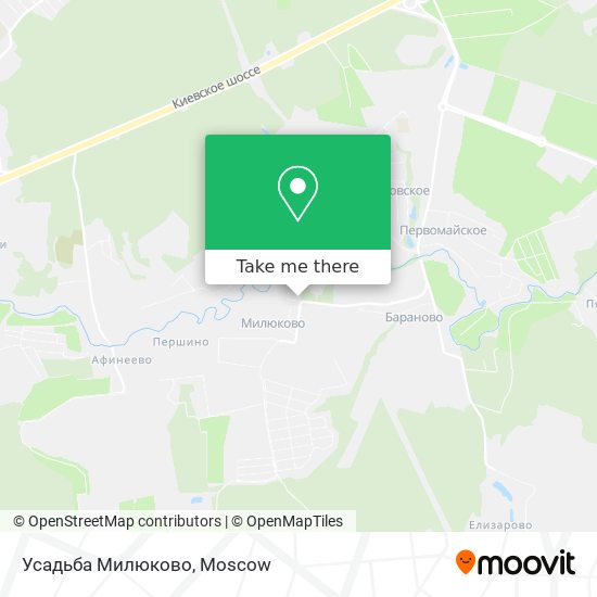 Усадьба Милюково map