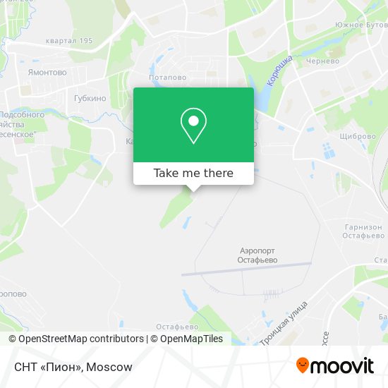 СНТ «Пион» map