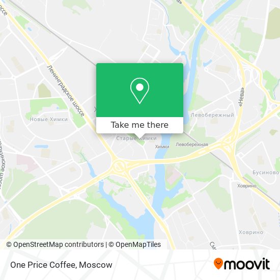 One Price Coffee map