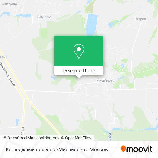 Коттеджный посёлок «Мисайлово» map