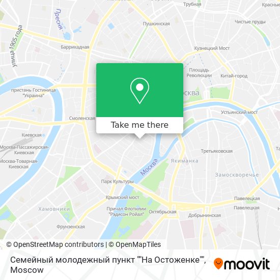 Семейный молодежный пункт ""На Остоженке"" map