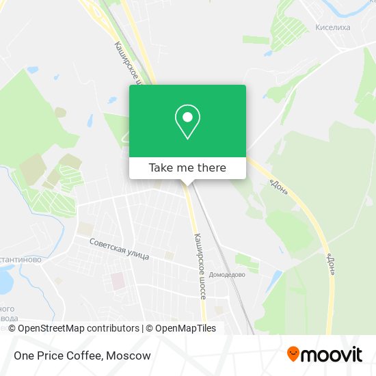 One Price Coffee map