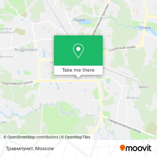 Травмпункт map
