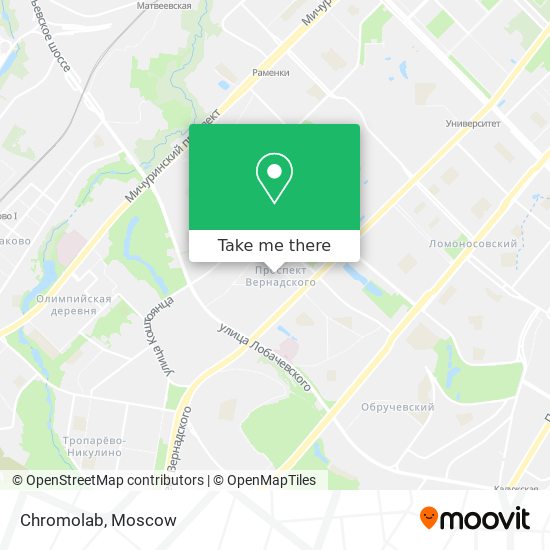 Chromolab map