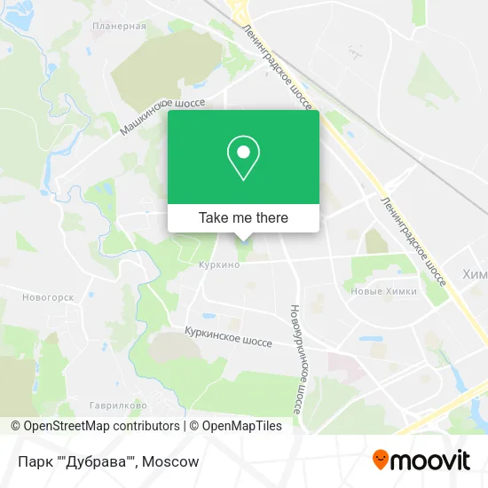 Парк ""Дубрава"" map