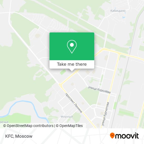 KFC map