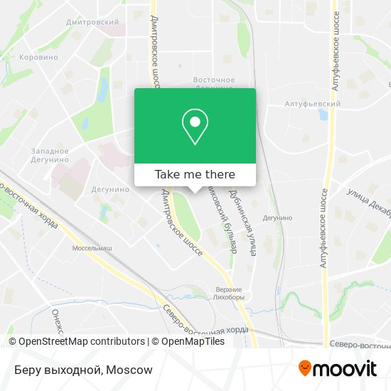 Беру выходной map