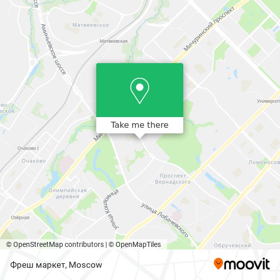 Фреш маркет map