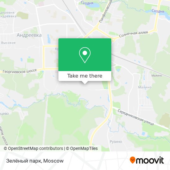 Зелёный парк map