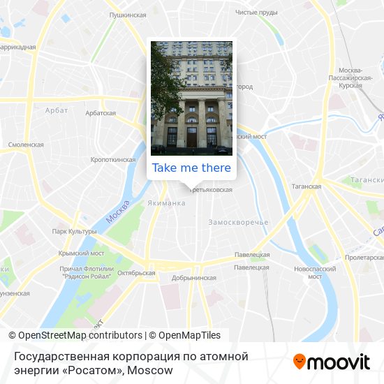 Государственная корпорация по атомной энергии «Росатом» map