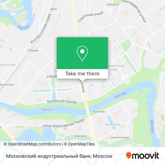 Московский индустриальный банк map