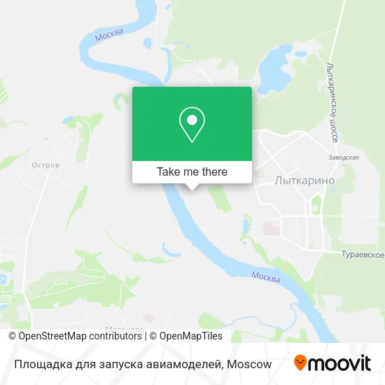 Площадка для запуска авиамоделей map