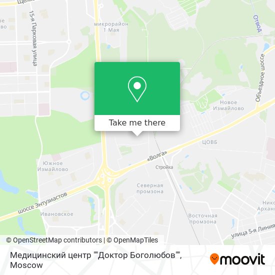 Медицинский центр ""Доктор Боголюбов"" map