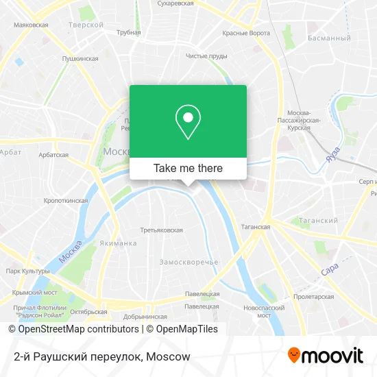 2-й Раушский переулок map